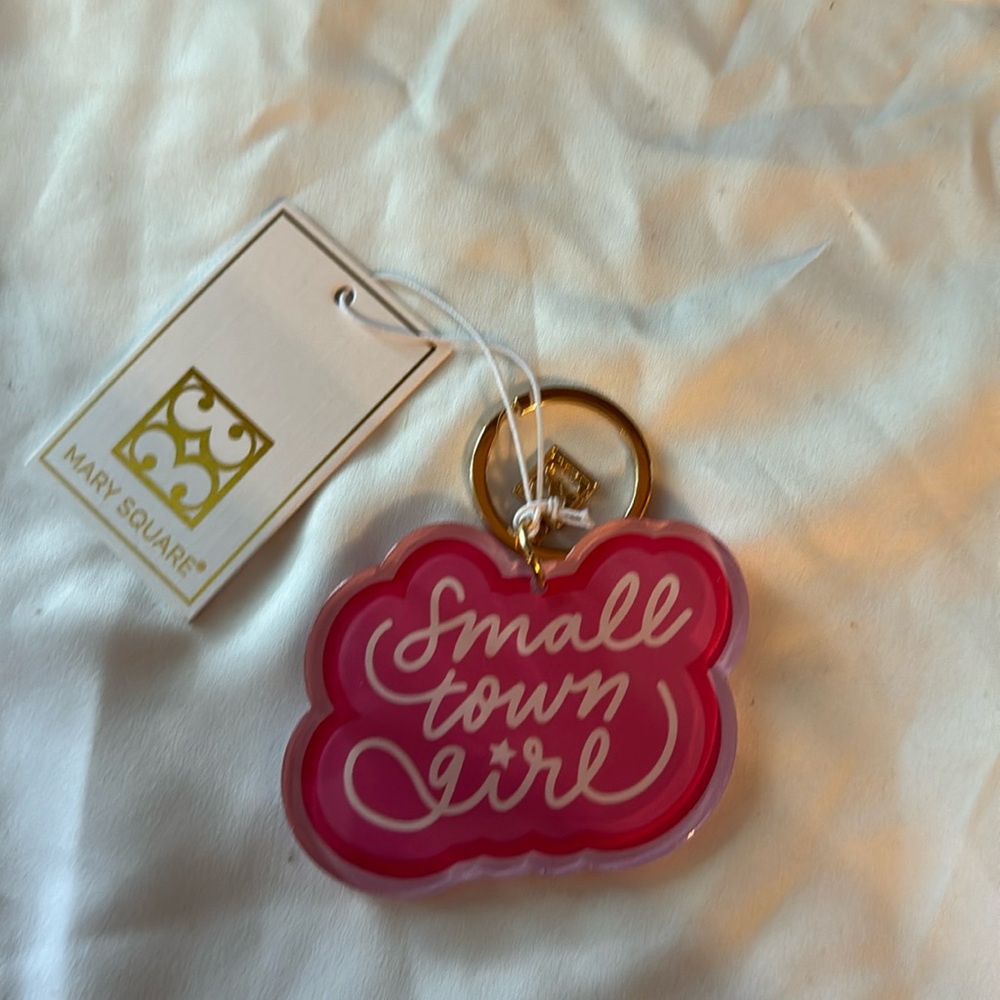Mary Square key chain.  Small town girl